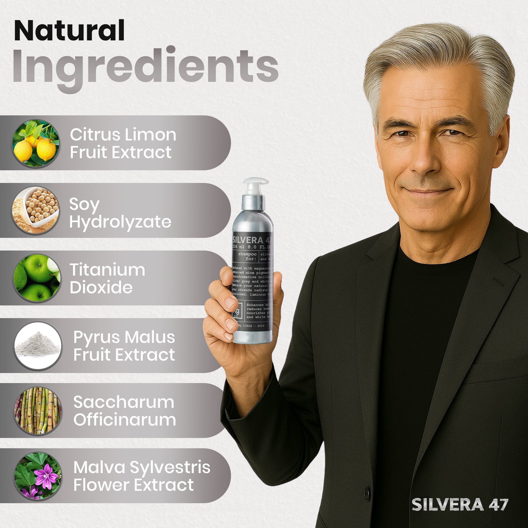 The Best Shampoo & Conditioner for Gray Hair Without Purple Pigments