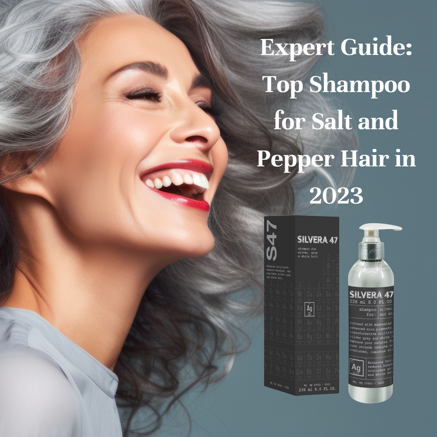 Mastering Salt and Pepper Hair Care